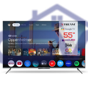 Téléviseurs Stream 55'' MINI LED UHD (4K) GOOGLE TV FRAMELESS & DEMO INTEGRE 144H