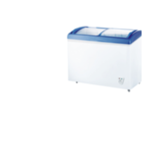 PRESENTOIR CONGELATEUR (L130cm/P60cm/h75cm ) BAHUT COMMERCIAL CREME 328 L RAYLAN