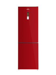 REFRIGERATEUR RAYLAN COMBINE  NO FROST GLASS ROUGE AVEC AFFICHEUR
